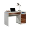 Picture of Vista Key Single Pedestal Desk - Blaze Acacia