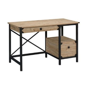Picture of Steel River Desk - Milled Mesquite