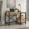 Picture of Steel River Desk - Milled Mesquite