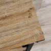 Picture of Steel River Desk - Milled Mesquite