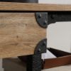 Picture of Steel River Desk - Milled Mesquite
