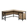 Picture of Steel River L-Desk - Milled Mesquite
