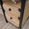 Picture of Steel River L-Desk - Milled Mesquite