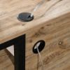 Picture of Steel River L-Desk - Milled Mesquite