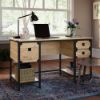 Picture of Steel River Double Pedestal Desk - Milled Mesquite