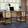 Picture of Steel River Double Pedestal Desk - Milled Mesquite