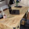 Picture of Steel River Double Pedestal Desk - Milled Mesquite