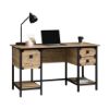 Picture of Steel River Double Pedestal Desk - Milled Mesquite