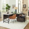 Picture of Steel River L-Shaped Desk - Carbon Oak