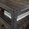Picture of Steel River L-Shaped Desk - Carbon Oak
