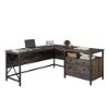 Picture of Steel River L-Shaped Desk - Carbon Oak