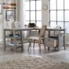 Picture of Trestle L-Desk - Mystic Oak