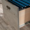 Picture of Trestle L-Desk - Mystic Oak