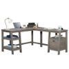 Picture of Trestle L-Desk - Mystic Oak