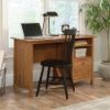 Picture of Union Plain Single Pedestal Desk - Prairie Cherry