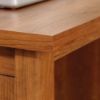 Picture of Union Plain Single Pedestal Desk - Prairie Cherry