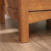 Picture of Union Plain Single Pedestal Desk - Prairie Cherry