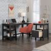 Picture of Trestle L-Desk - Raven Oak