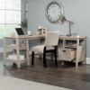 Picture of Trestle L-Desk - Chalked Chestnut
