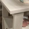 Picture of Trestle L-Desk - Chalked Chestnut