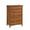 Picture of Union Plain 3 Drawer Secretary Desk - Prairie Cher