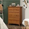 Picture of Union Plain 3 Drawer Secretary Desk - Prairie Cher