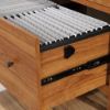 Picture of Union Plain 3 Drawer Secretary Desk - Prairie Cher