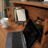 Picture of Union Plain 3 Drawer Secretary Desk - Prairie Cher