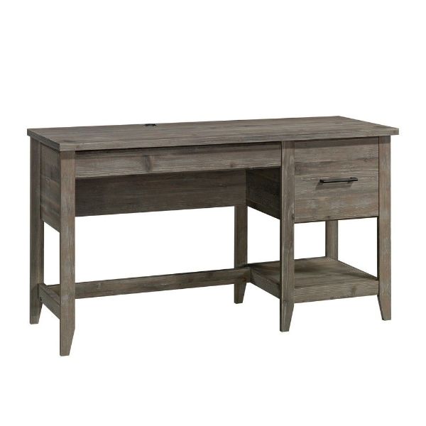 Picture of Summit Station Single Pedestal Desk - Pebble Pine