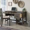 Picture of Summit Station Single Pedestal Desk - Pebble Pine