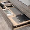 Picture of Summit Station Single Pedestal Desk - Pebble Pine