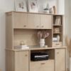 Picture of Whitaker Point 66" Large Hutch - Natural Maple