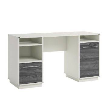 Picture of Vista Key Executive Desk - Misted Elm