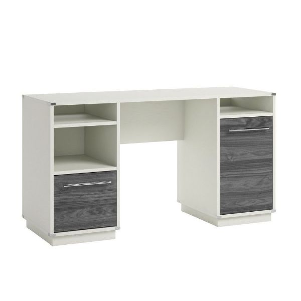 Picture of Vista Key Executive Desk - Misted Elm
