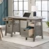 Picture of Trestle Executive Trestle Desk - Mystic Oak