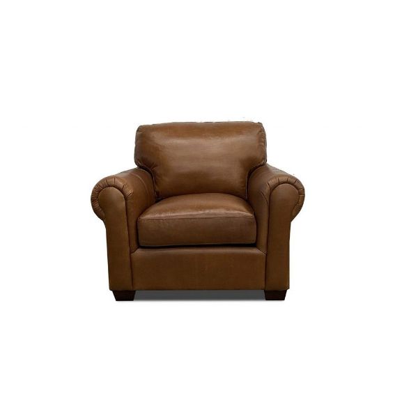 Picture of Basin Leather Chair - Saddle