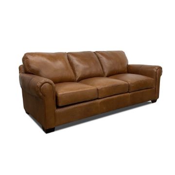 Picture of Basin Leather Sofa - Saddle