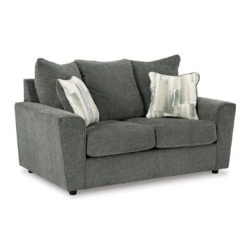 Picture of Stairatt Loveseat - Gravel