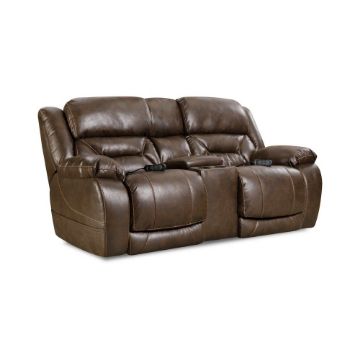 Picture of Enterprise Triple Power Reclining Loveseat - Walnut