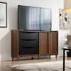 Picture of Harvey Park Entertainment Credenza - Grand Walnut