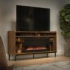 Picture of Harvey Park Entertainment Fireplace Credenza - Grand Walnut
