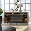 Picture of Harvey Park Entertainment Fireplace Credenza - Grand Walnut