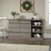 Picture of Cannery Bridge Credenza - Mystic Oak