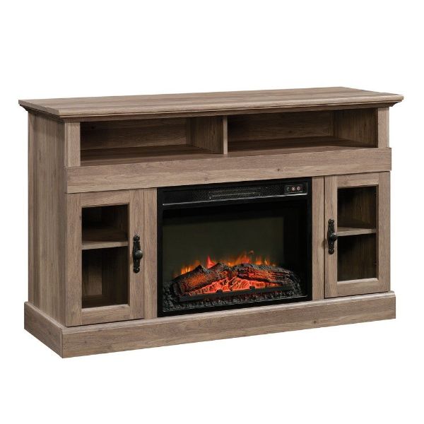 Picture of Barrister Lane Media Fireplace - Salt Oak
