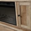 Picture of Cannery Bridge Media Fireplace - Lintel Oak