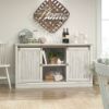 Picture of Barrister Lane 60" Entertainment Credenza - White Plank