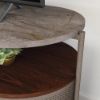 Picture of Radial 60" Entertainment Credenza - Umber Wood