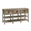 Picture of Granite Trace Entertainment Credenza - Rustic Cedar