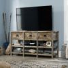 Picture of Granite Trace Entertainment Credenza - Rustic Cedar