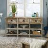 Picture of Granite Trace Entertainment Credenza - Rustic Cedar